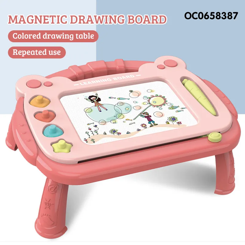 Kid Coloring Set Magnetic Writing and Drawing Board Toy with Pen Accessories