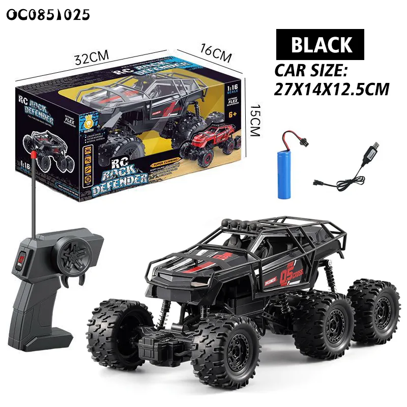 Wholesale 6 Wheels Remote Rock Climbing Model RC Cars Toy with High Speed off Road