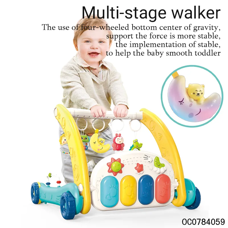 Baby Gym Crawling Musical Play Mat Modern Baby Training Mat with Pedal Piano