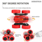 4WD Wireless Remote Control 360 Rotating RC Stunt Kids Racing Car Toys