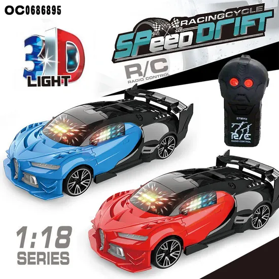 Electric RC 1: 18 Scale Model Toy Car Remote Control Drift Racing Cars for Kids