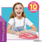 Beads DIY Toy Girls Bracelet Making Kit for 5 Years Old Girl with Manual Knitting Machine