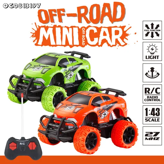 Wholesale Lighted up off Road Vehicle 1: 43 Stunt Model Kids Toy Cars