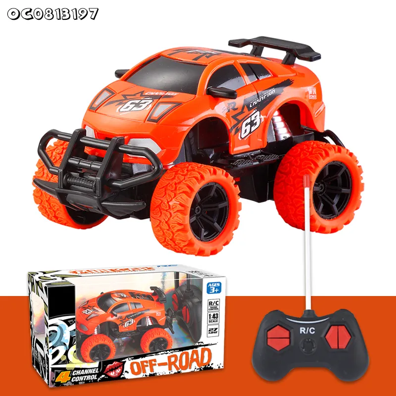 Wholesale Lighted up off Road Vehicle 1: 43 Stunt Model Kids Toy Cars