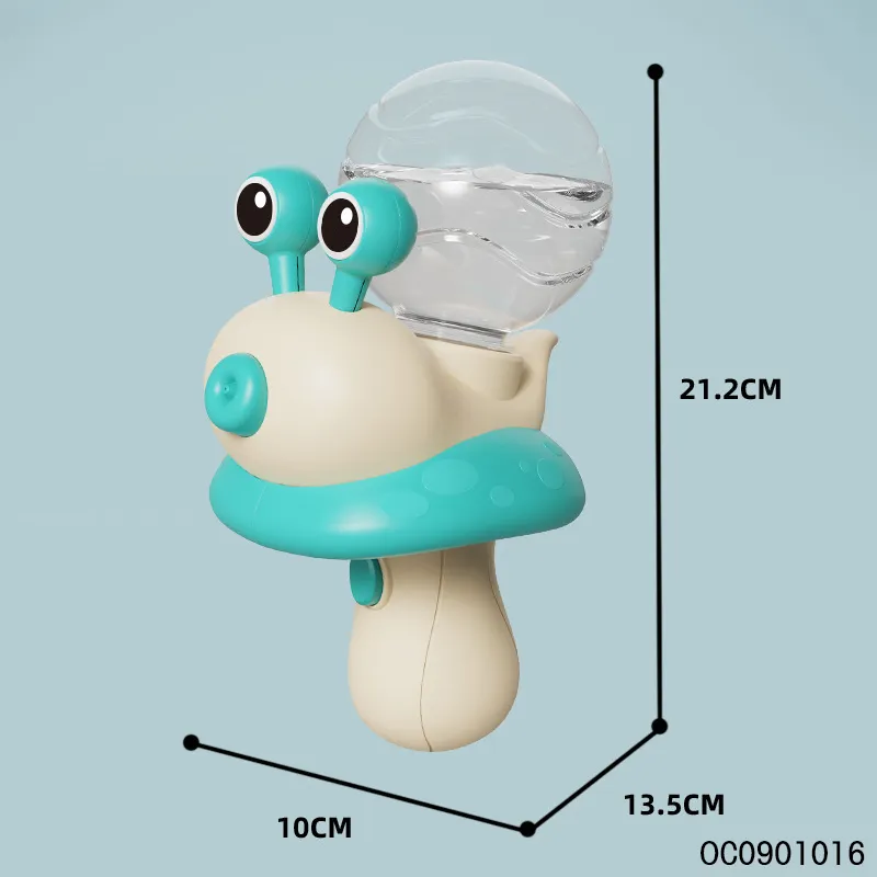 Cartoon Snail Animal Shape Plastic Wholesale Electric Automatic Spray Long Range Water Guns Toys for Kids