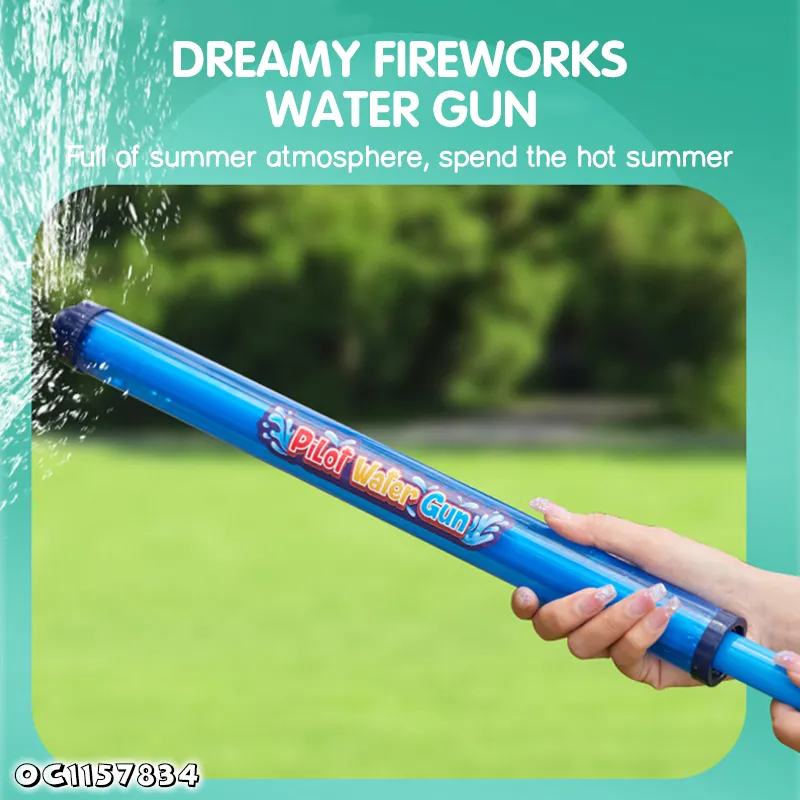 Summer Promotional Trendy Fireworks Water Gun Made in China Powerful Water Spray High Pressure Pump Toy Water Gun for Kids