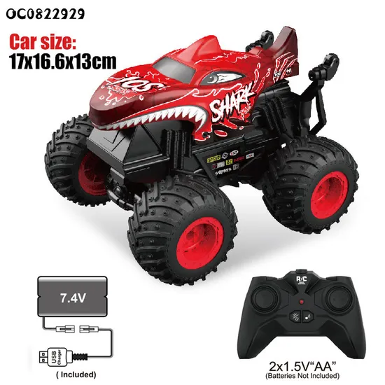 Wholesale Drift Remote Control Shark Stunt Toy 360 Rotation Car with Light Music