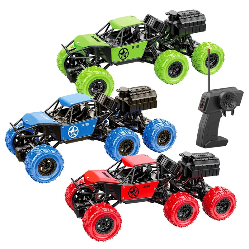 Climbing OEM 6 Wheels RC Alloy Small Spray Stunt 1: 14 Model Car