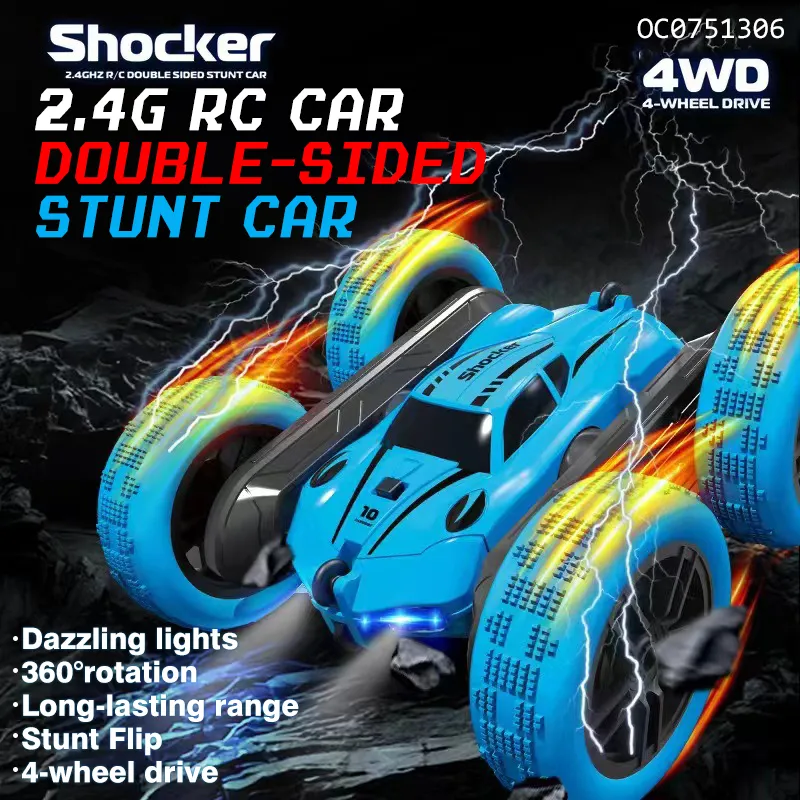 Wholesale 360 Rotation Flips RC Stunt Best Remote Control Car Toy with Light