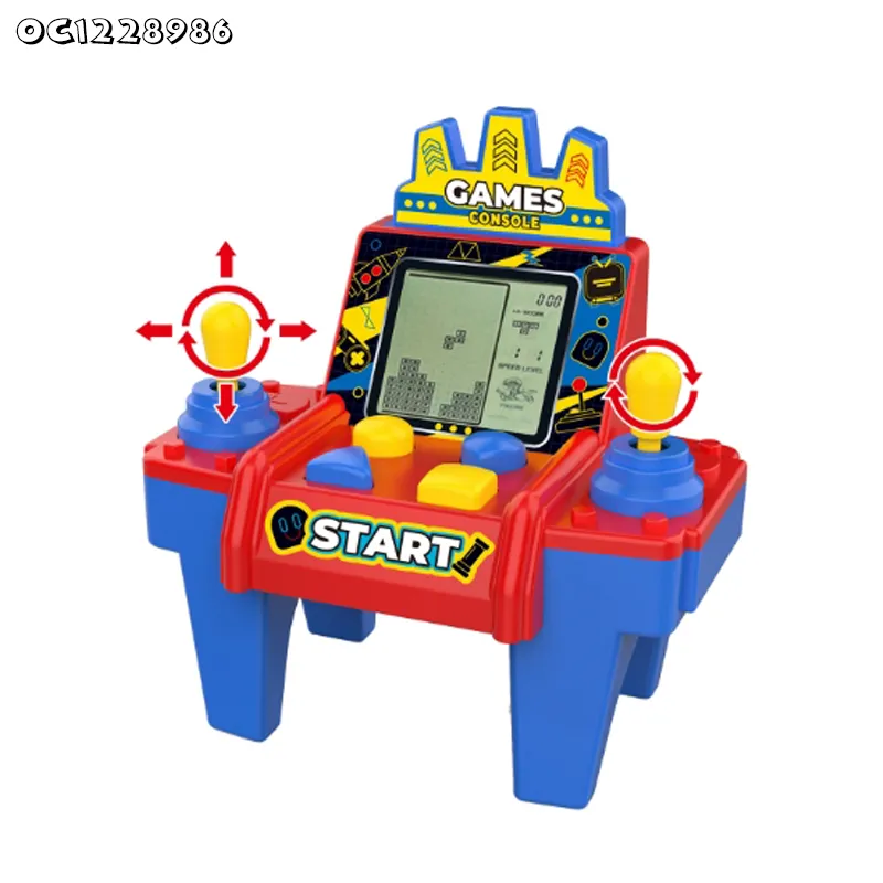 2 Players Interactive Custom Design Children Educational DIY Toys and Hand Held Games Console for Kids Ages 6-12 Boys