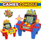 2 Players Interactive Custom Design Children Educational DIY Toys and Hand Held Games Console for Kids Ages 6-12 Boys