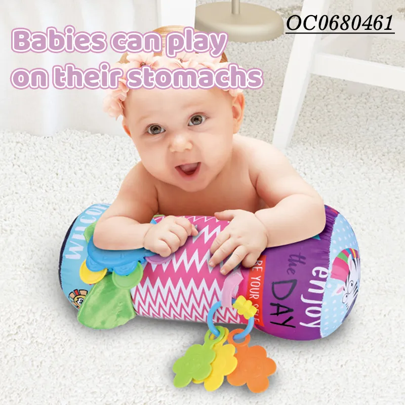 Professional Manufacturer Custom Baby Rattles Toys Safe Soft Pillow for Newborn
