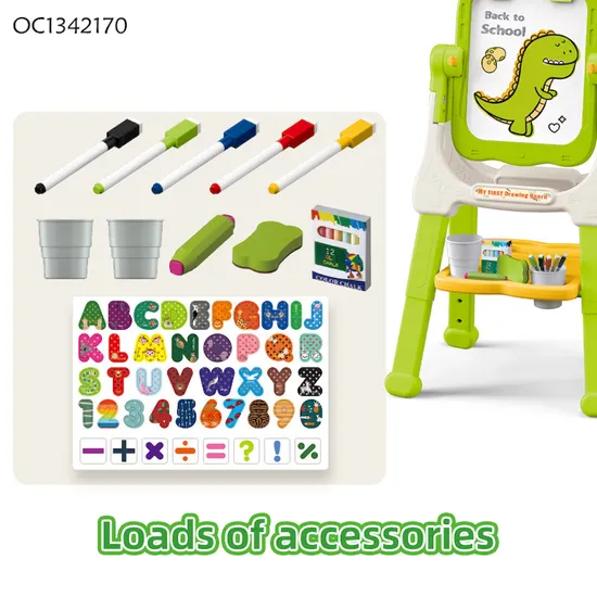 Wholesale Customized Plastic Kids Double-Sided Erasable Drawing Board for Daycare Centers