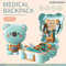 Koala Design Backpack High Quality Pretend Play Nursery Toddlers Role Play Tools Educational Baby Doctor Game Set Toy Customized