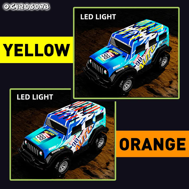 Large Size RC Race off Road with LED Light for Kids Drift Games with Remote Control Wholesale Toys Cars