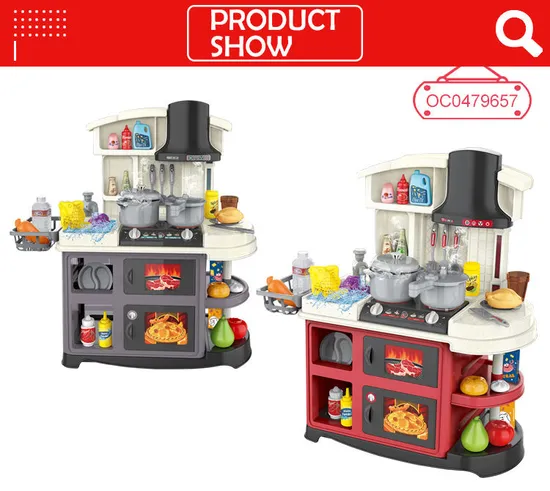Modern Luxury Household Items Miniature Kitchen Toys Play Set for Cooking