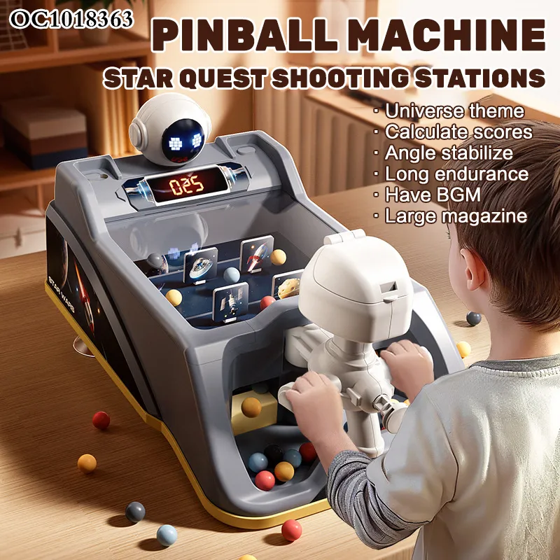 Indoor Desktop Paint Ball Guns Games Electronic Target Shooting Paintball Games with 40PCS Balls Toy for Boy Child