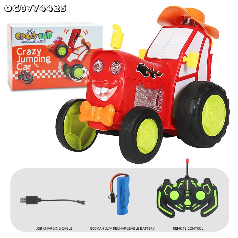 Wholesale RC Hobby Kids Remote Control Stunt Car with Light and Music