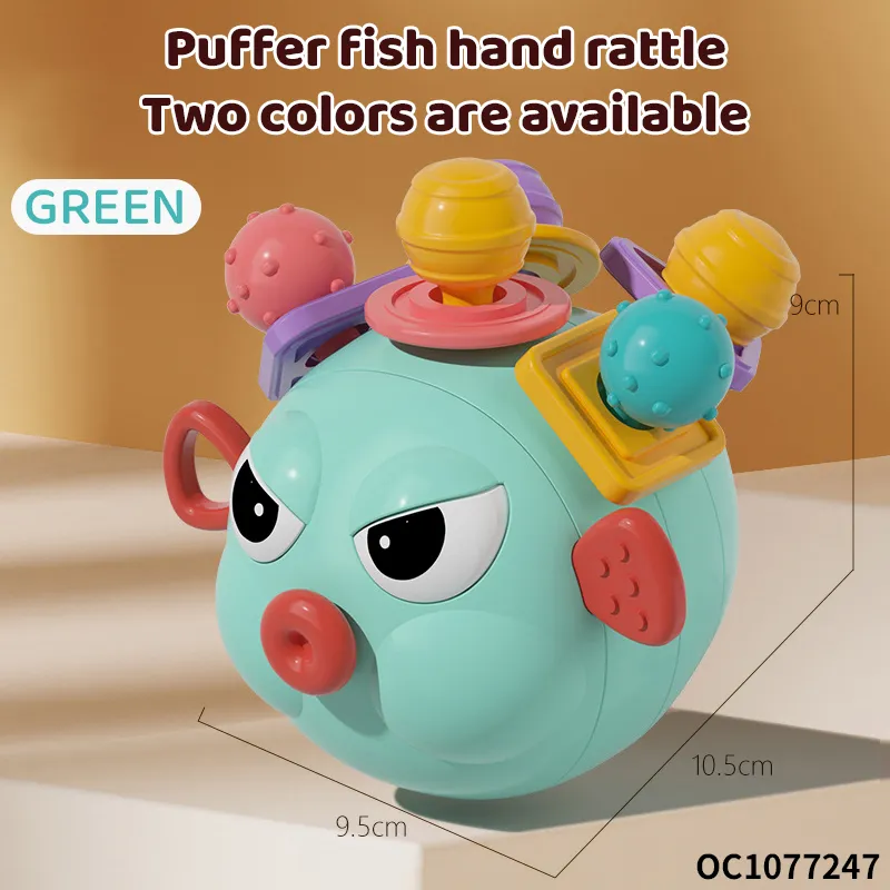Hand Eye Coordination Training Shape Color Cognitive Development Toys Silicone Baby Teether Non Toxic Activity Cube for Baby