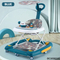 Anti Rollover Sit to Stand Walking Learning High Quality Foldable Multifunction New Baby Walker Round Car with Wheel Music Liqht