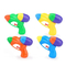 4 Colors Summer Shooting Toys Price Factory Set Mini New Plastic Children's Toy Water Gun for Kids