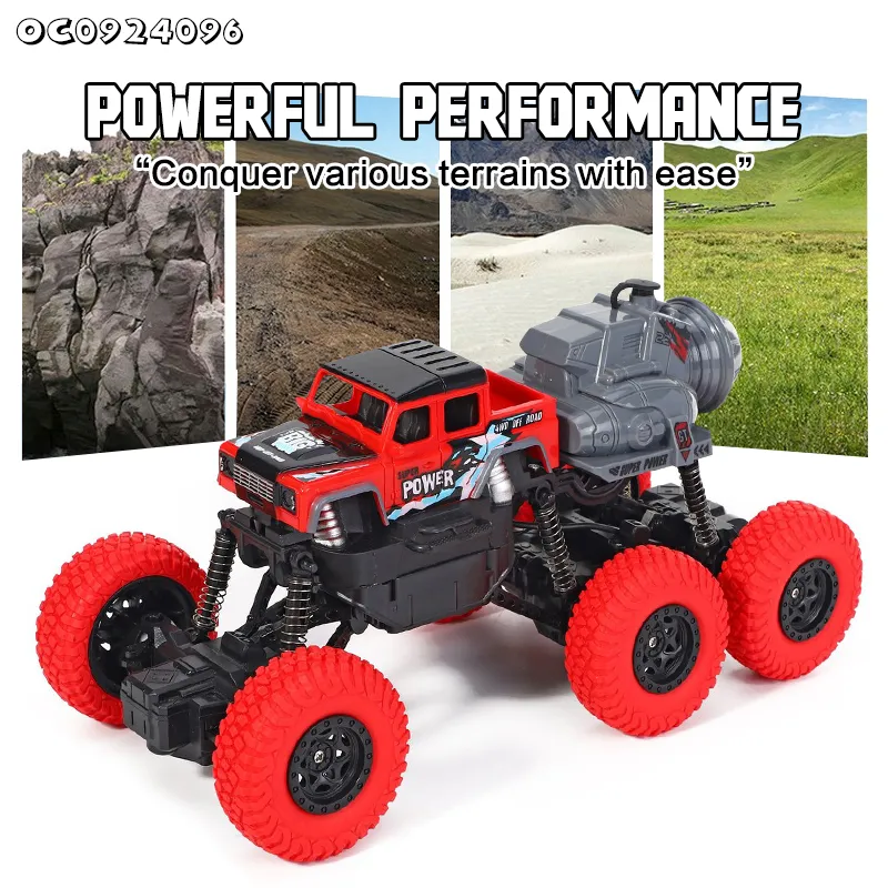 Remote Control off Road Vehicle Toys 6 Wheel RC Drift Hobby Grade Car for Kid