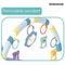 Newborn Pedal Musical Piano Creative Training Play Gym Soft Safe Mat with Hanging Toys