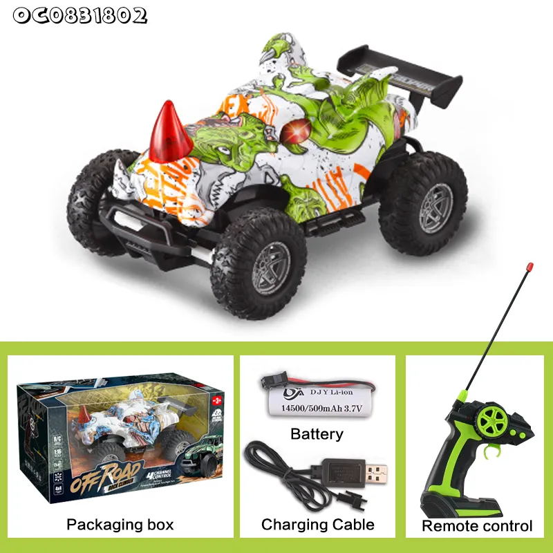 RC 4WD Racing High Speed off Road Remote Control Drift Toys 1: 16 with LED Light Race Sports Car