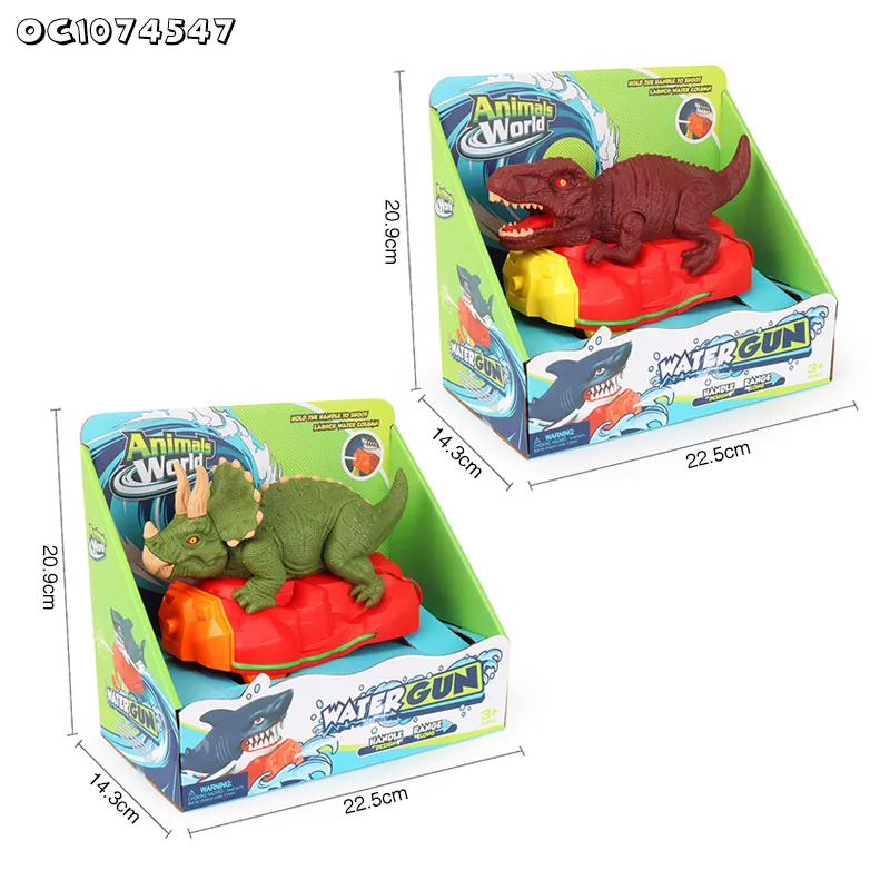 Tyrannosaurus Rex Outdoor Shooting Handheld Dinosaur Wrist Water Gun Mini Plastic Toy Water Spray Gun for Kids