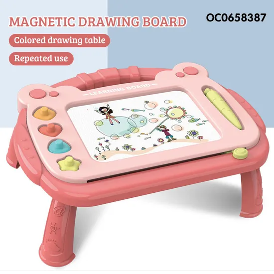 Kid Coloring Set Magnetic Writing and Drawing Board Toy with Pen Accessories