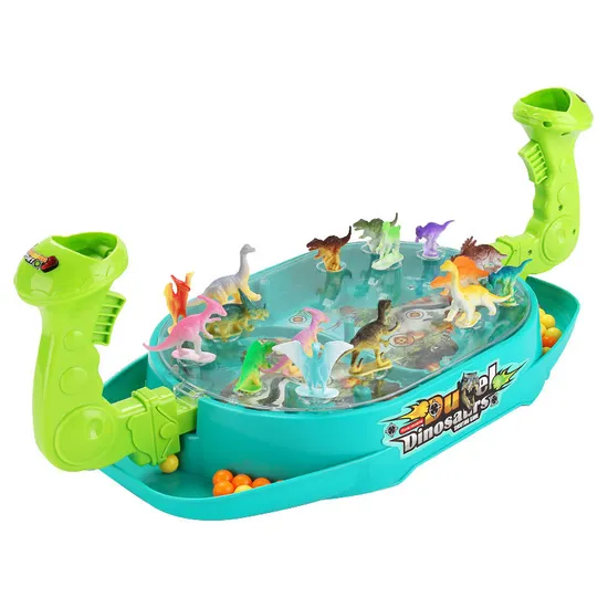Ejection Beads Educational Interactive Play Fun Dinosaurs Battle Board Game Toy