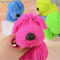 Light up Long Hair Dog Ball Kids Fun Stress Relief Squishy Squeeze Animal Toys Calming Fidget