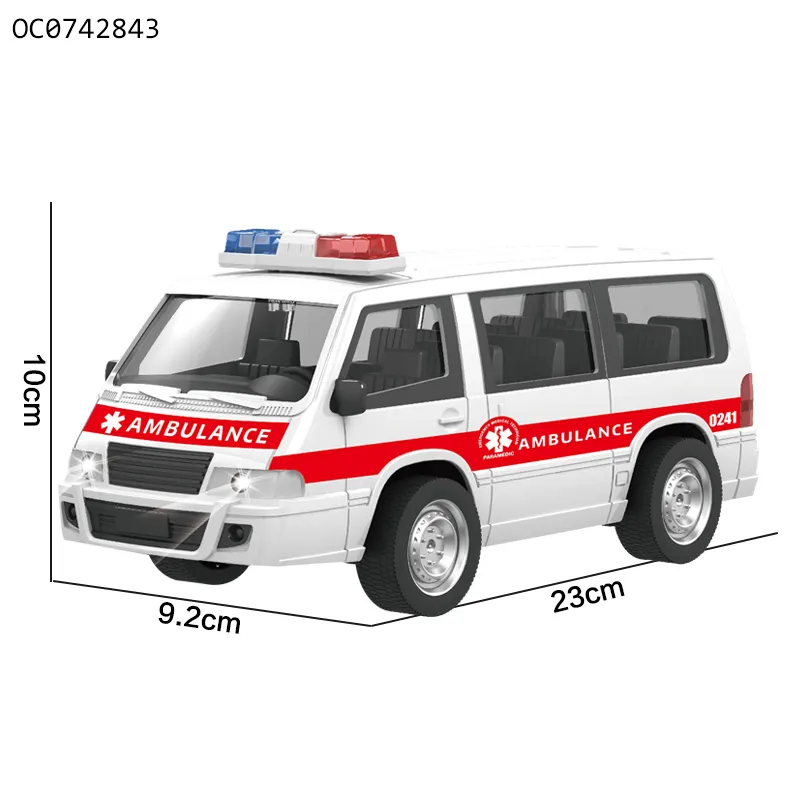Wholesale Remote Control RC Ambulance with Light Toy Car for Kids