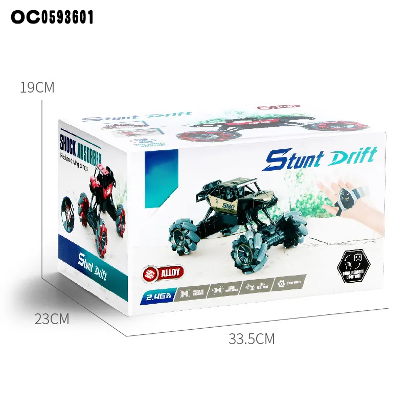Electric Stunt 1/4 Scale Hand Gesture Drift RC Stunt Alloy Model Car Toys