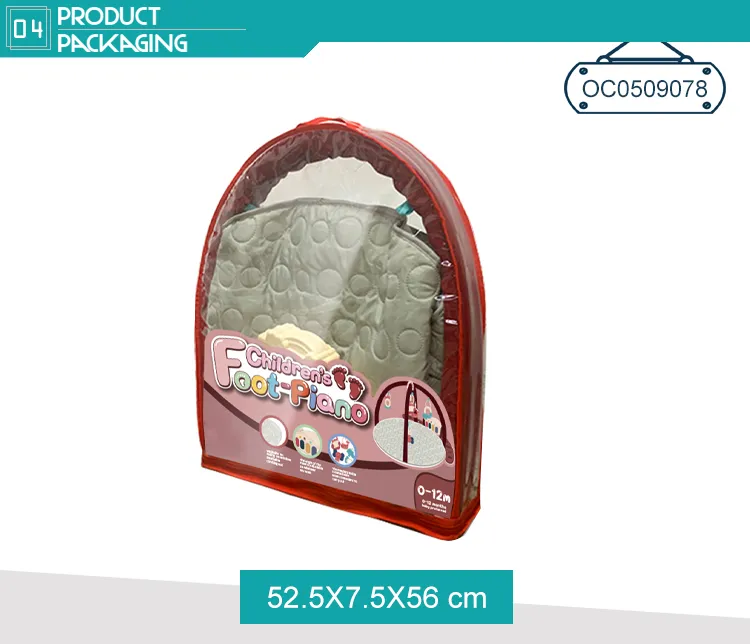 Hot Selling Baby Activity Animal Exercise Crawling Mat Newborn Foldable Safe Baby Play Gym Mat