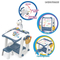 Montessori Educational Projection Flash Toy Kids Drawing Desk Chair Set Light up Wholesale Magnetic Electric Drawing Board