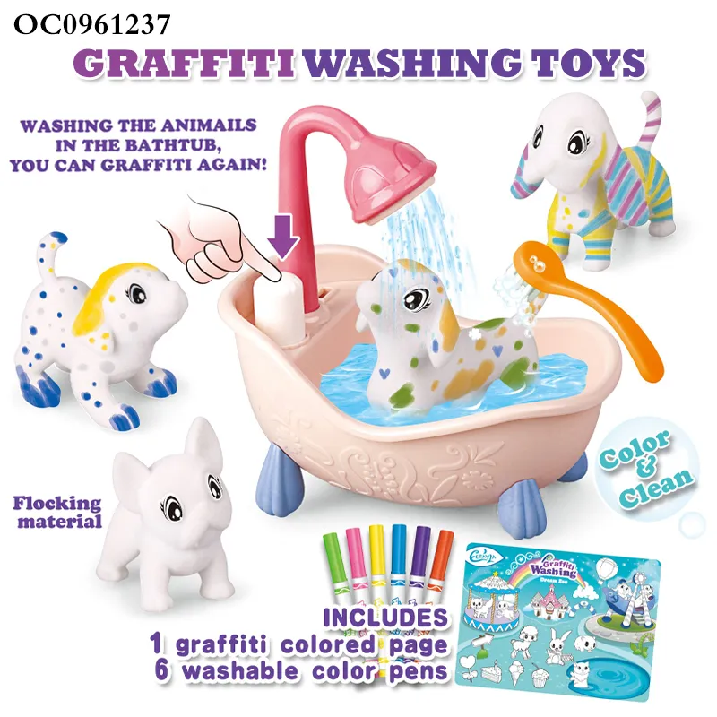 Kids Doodle Learning Graffiti DIY Color Games Wholesale Educational Drawing Toys