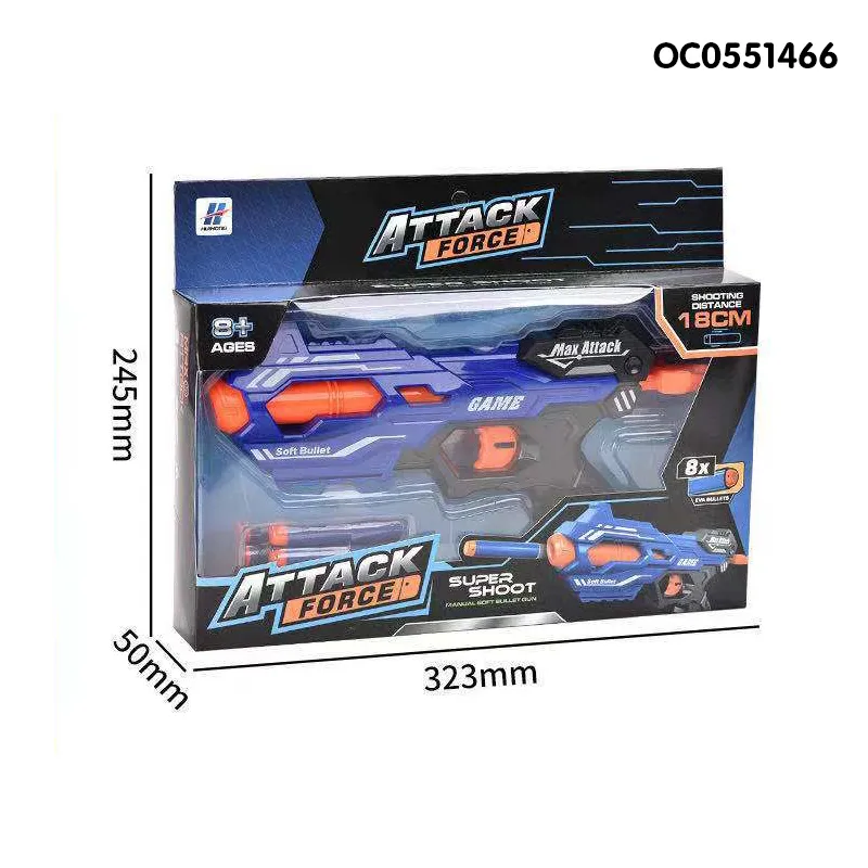 Wholesale Gun Shooting Game Soft EVA Foam Dart Bullet Gun Toy