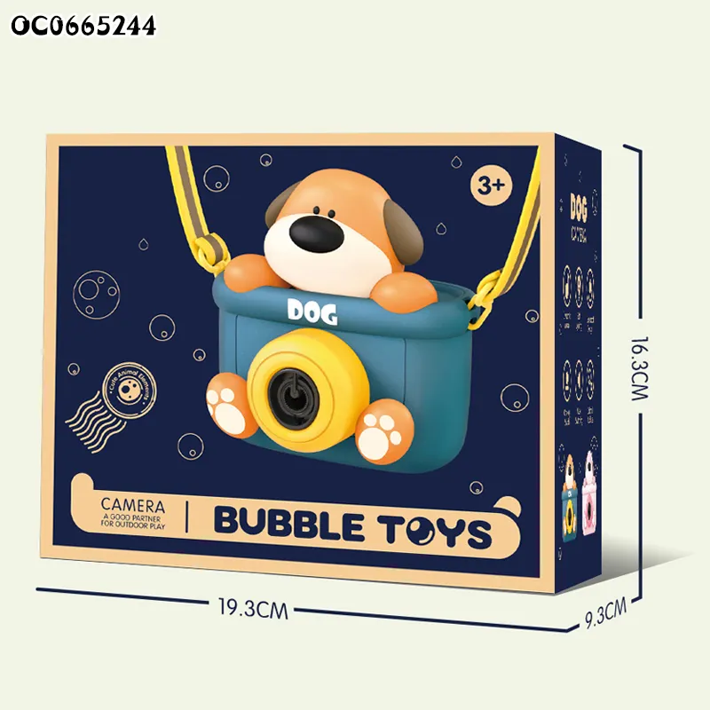 Summer Outdoor Games Light up Toys Bubble Camera Plastic Electric Bubble Machine