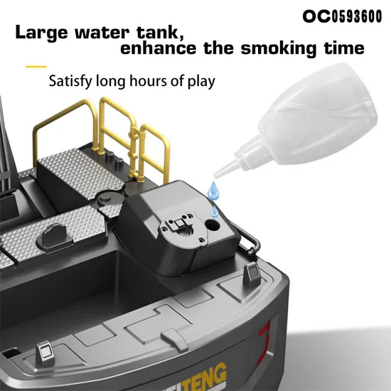 17 Channels Mini Plastic Remote Control Excavator RC Vehicle Educational Toy for Kids