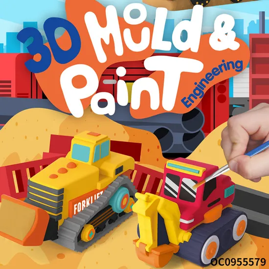 Wholesale Montessori Handmade White Plaster Car Model Craft Supplies Creative Popular Creative Art DIY Coloring Toy