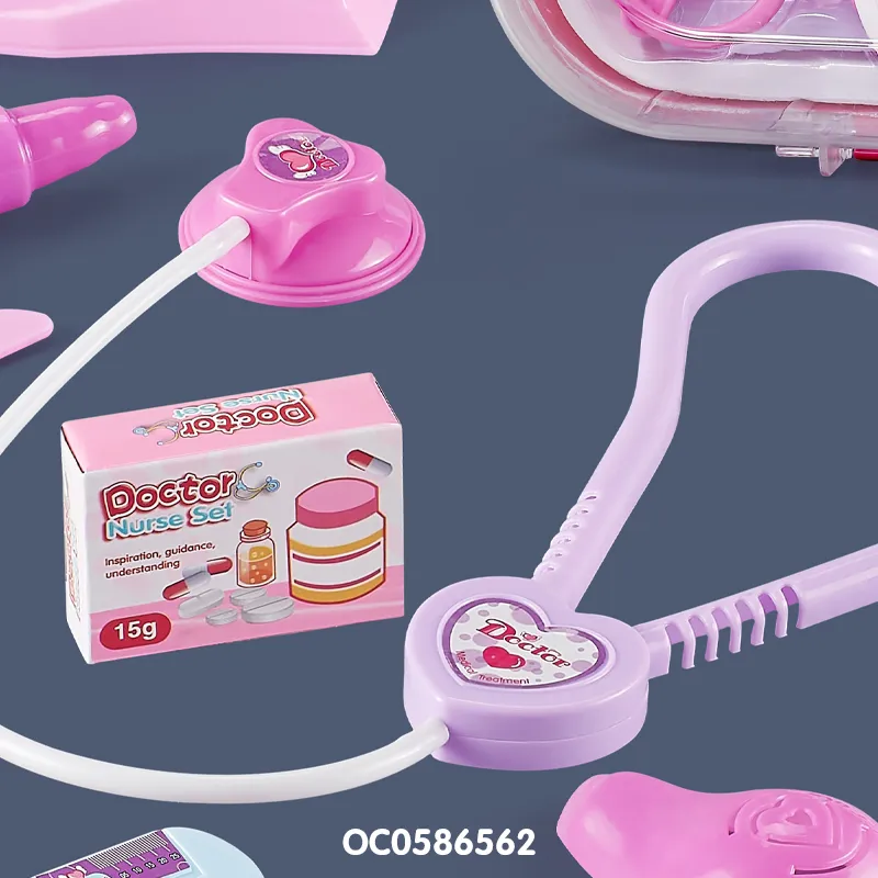 Wholesale Kids Promotional Gift Medical Pretend Plastic Montessori Doctor Role Play Set Toys