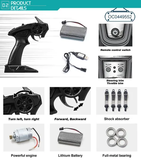Wholesale Four Wheel Drive Electric High Speed Wholesale 1/14 Scale Remote Control RC Car