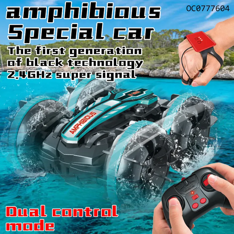 High Speed Rolling Remote Control Gesture Amphibious RC Stunt Vehicle Toy Car Vehicle Toy for Kids