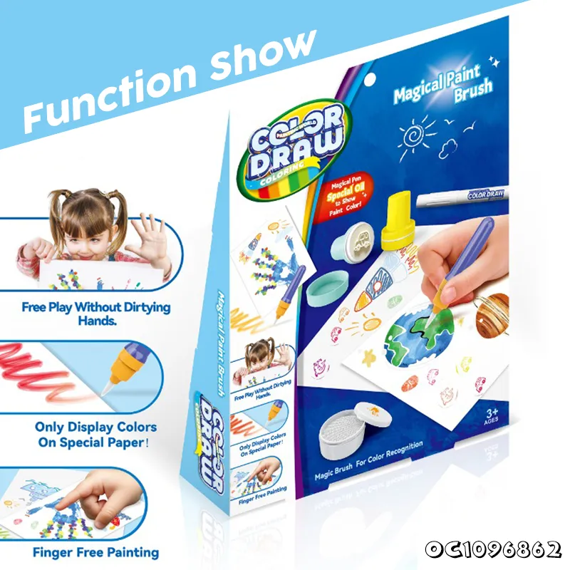 Wholesale Early Materials Magic Creative Painting Art DIY Montessori Educational Toys with Space Theme