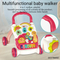 Low Prices Piano Table Wholesale Designed Music Educational Standing Baby Walker with Wheels