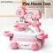 Wholesale Children's Plastic Games Pretend Play Plastic Fruits and Vegetables Cutting Kitchen Set Toys for Kids