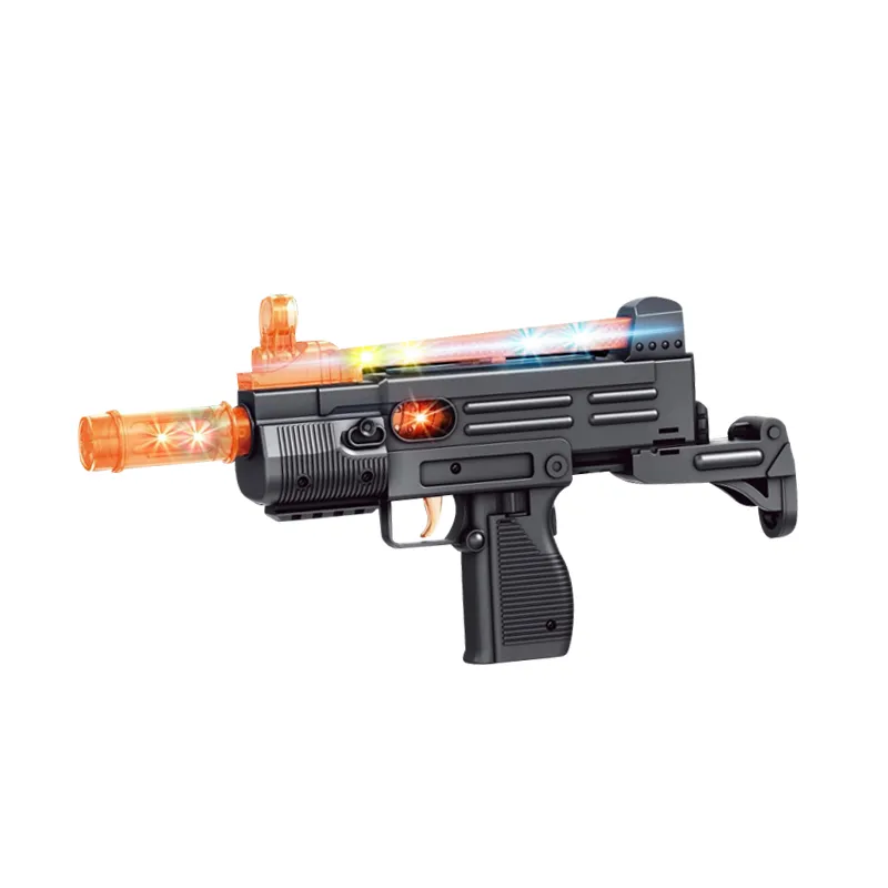 Pretend Play Electric Gun Toys Weapon Cheap Realistic Gun Toy with Sound Made in China for Kids with Vest Backpack