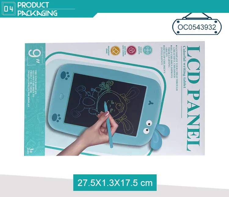 Montessori Educational Kids Light Toys Learning Magic LCD Electronic Reusable Wholesale Magnetic Writing Tablets Drawing Board