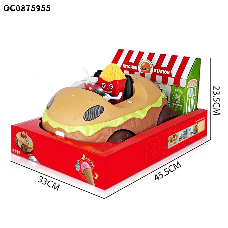 Wholesale Mini Pretend Play Cooking Set Fast Food Children's Plastic Kitchen Toys for Kids